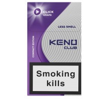Сигареты Сигареты Keno Club Compact Click Grape (Кено Компакт Кнопка  Виноград)